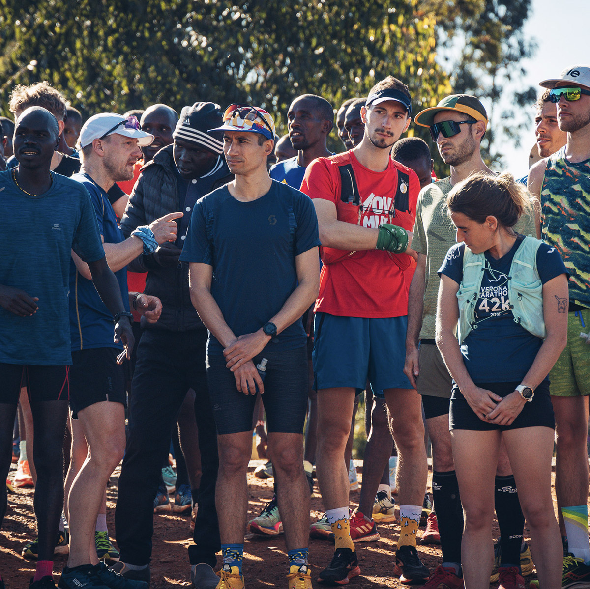 Coureurs au fartlek kényan