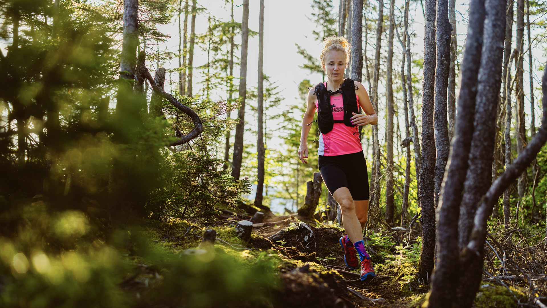 Coureuse de trail