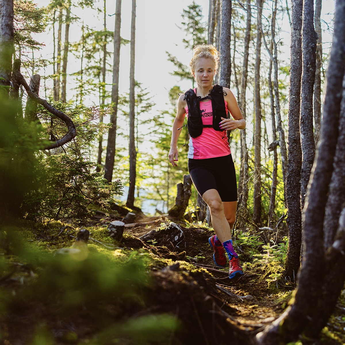 Coureuse de trail