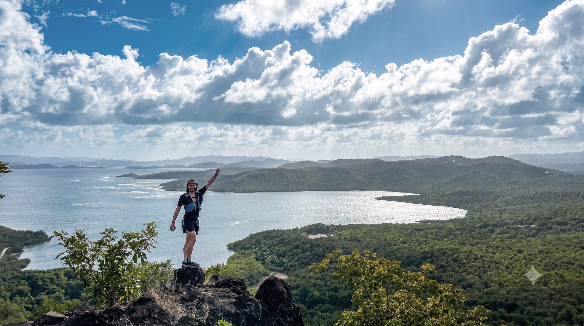 Coureur en Martinique