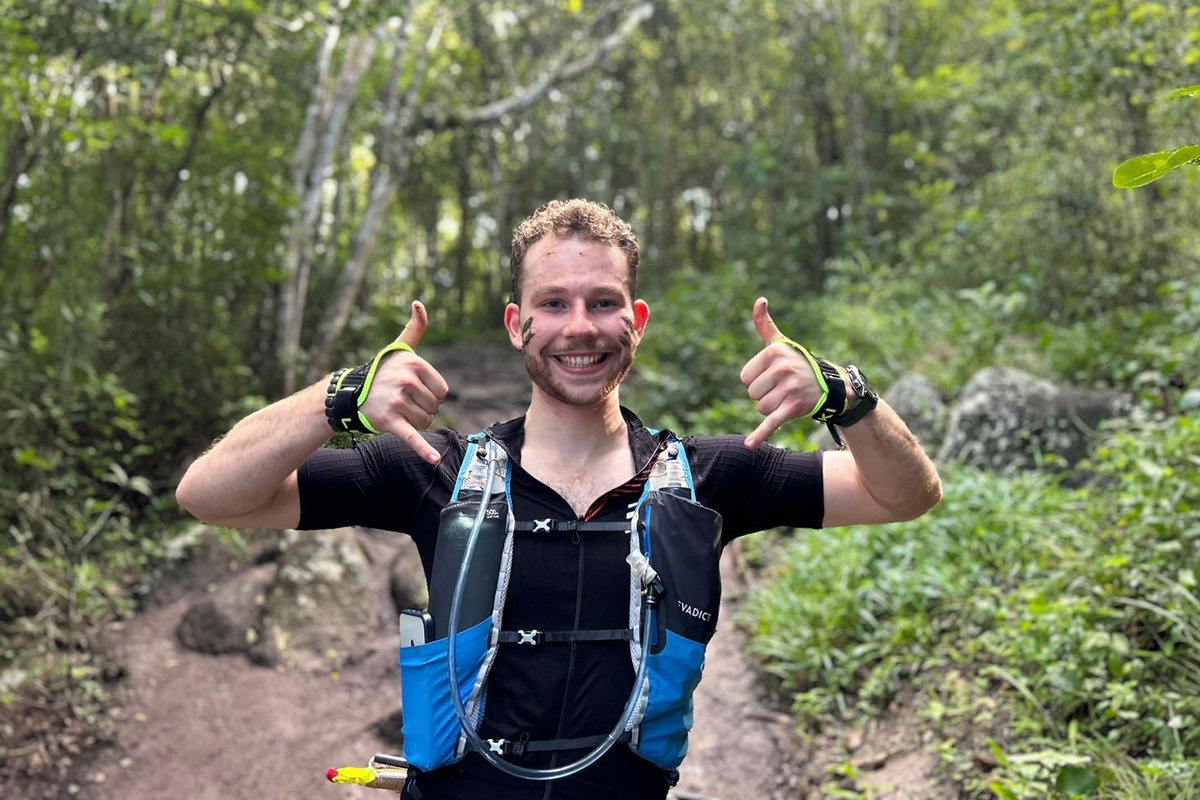 Coureur sur les sentiers de Martinique